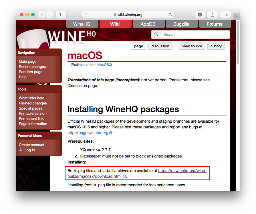 Wine 2. 0 Mac Download